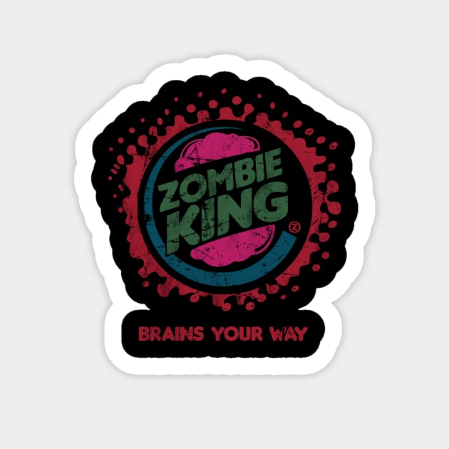 Zombie King Sticker by CoDDesigns